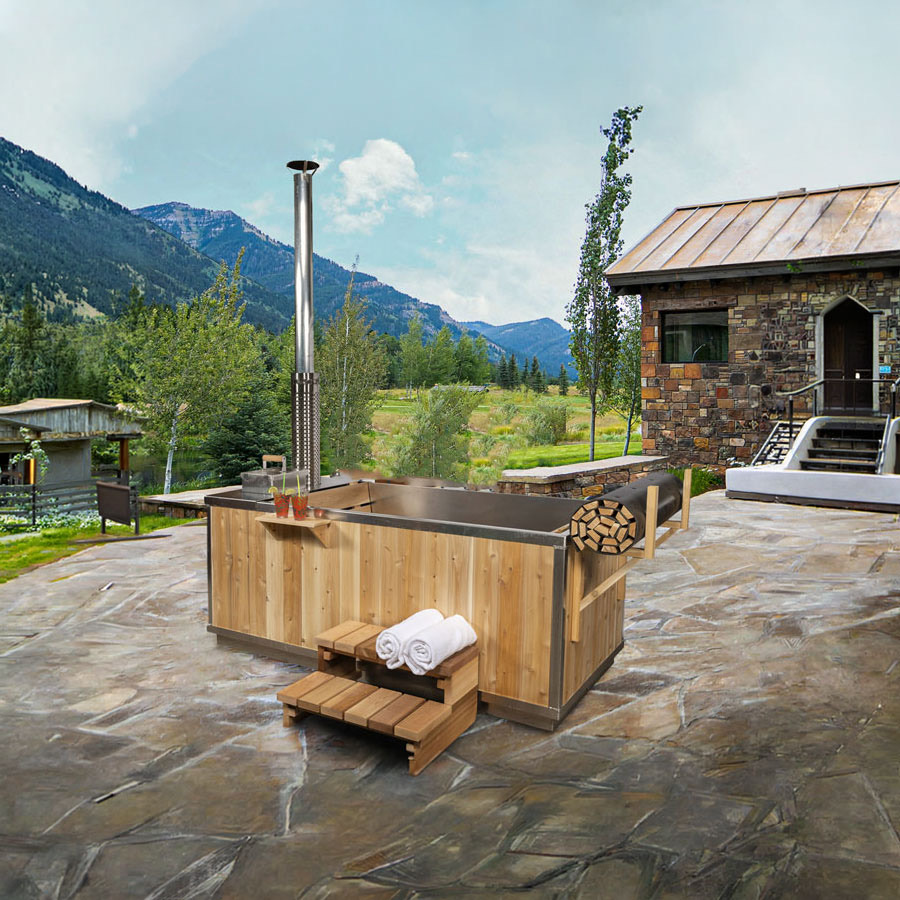 The Starlight Wood-Burning Hot Tub